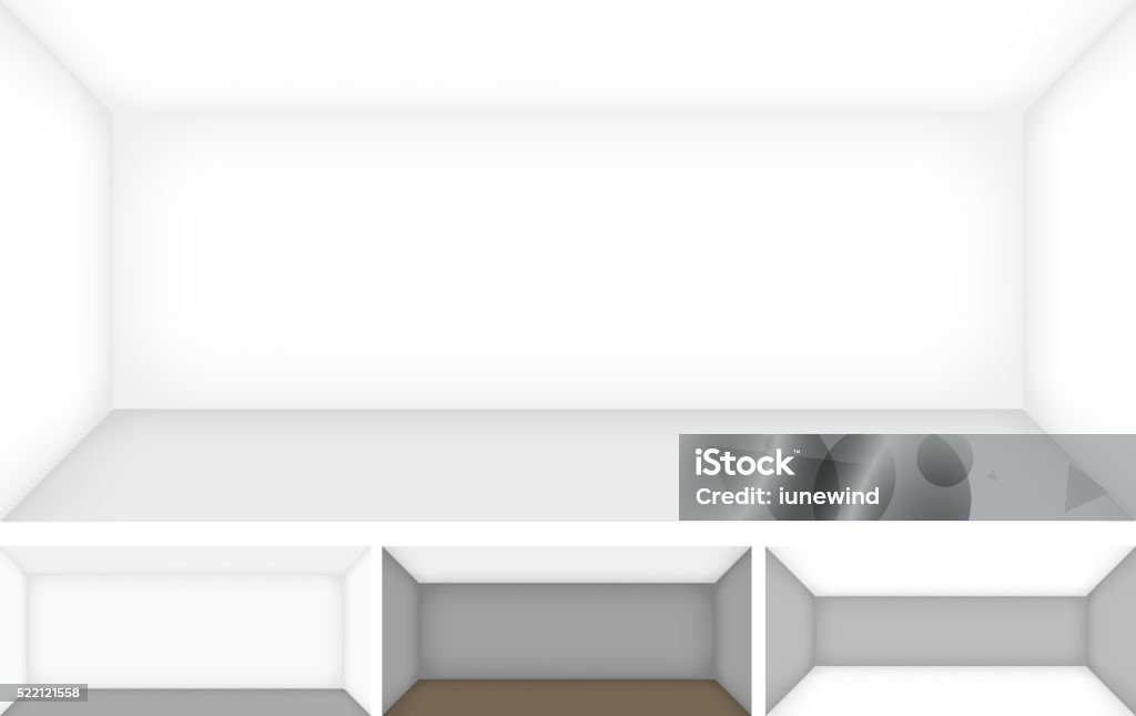 Empty Room Example Empty Room Template Stock Illustration - Download Image Now - Abstract ...