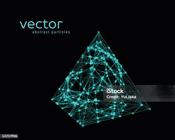 Pyramid Overhead Vector Abstract Vector Illustration Of Pyramid Stock Illustration - Download ...