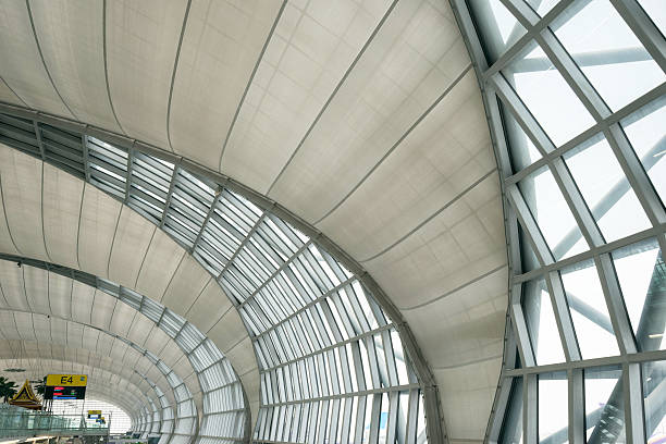 istock Roof Structure in Suvarnabhumi airport 522123892