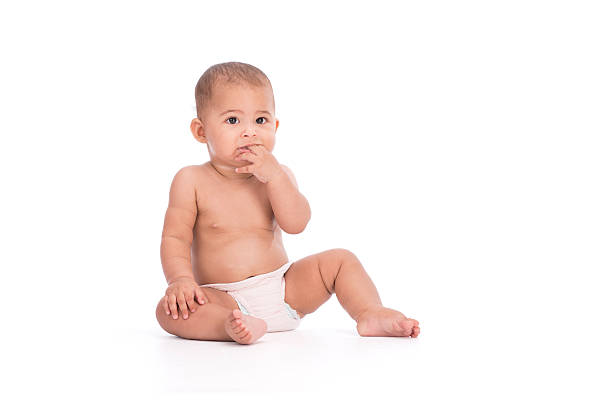 istock Studio shot of baby. 522130767