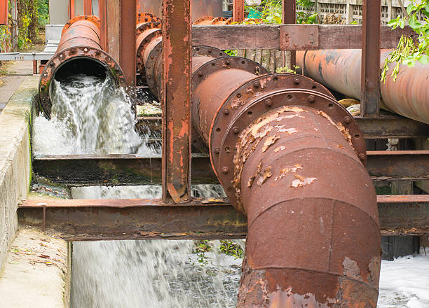 istock drainage water being pumped from pump station 522133349