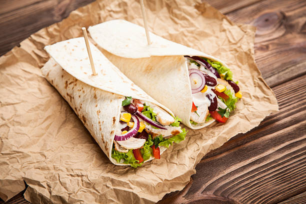 istock Tortilla with a mix of ingredients 522136424