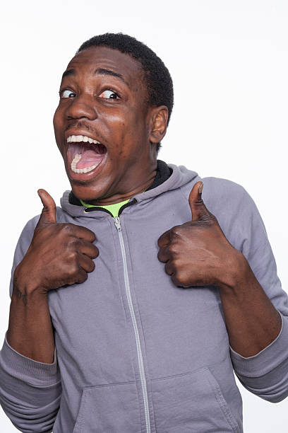 istock African american man with thumbs up 522138106
