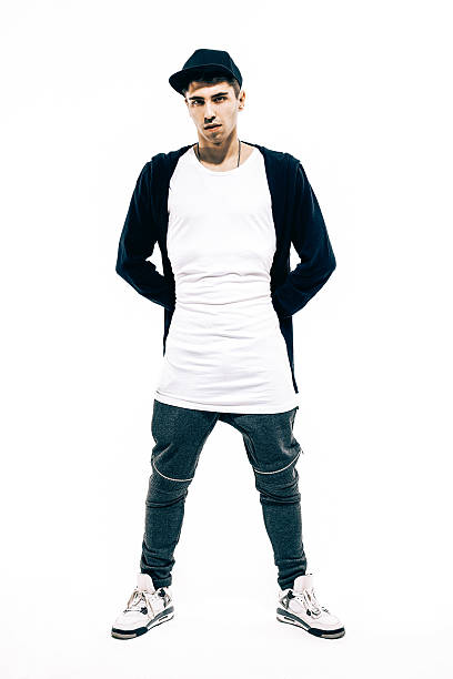 istock Cool fashion male model posing Baseball cap. Studio. Indoor. 522139154