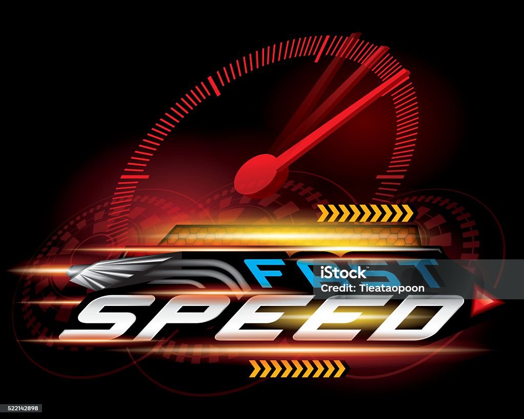 Fast Vectpr Image Fast Speed Concept Vector Stock Illustration - Download Image Now ...