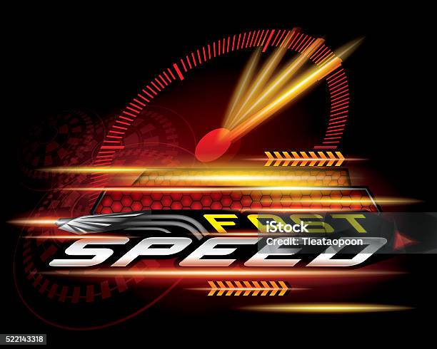 Very Fast Sign Fast Speed Concept Vector Stock Illustration - Download Image Now ...