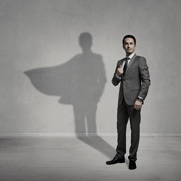 супергерой - business super hero стоковые фото и изображения