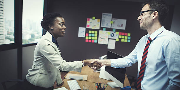 istock Business People Handshake Greeting Deal Concept 522143924