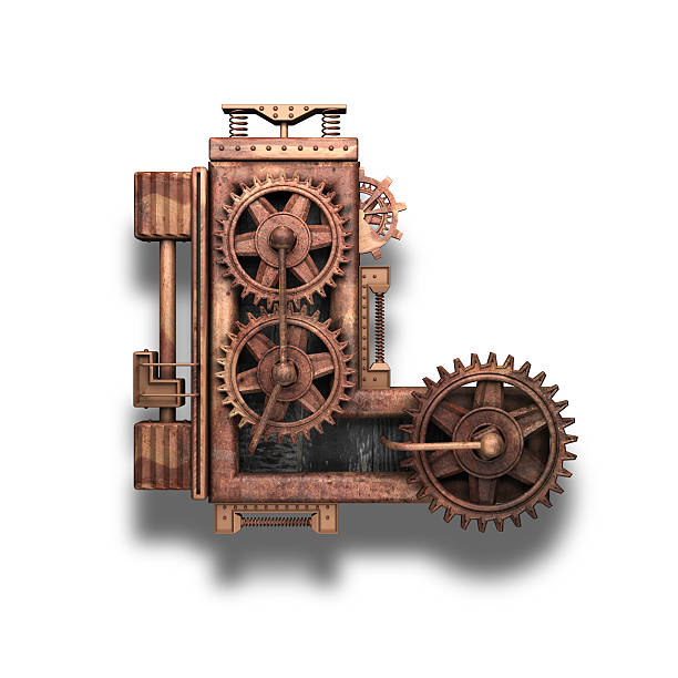 istock l rusted letter with gears on white 522144636