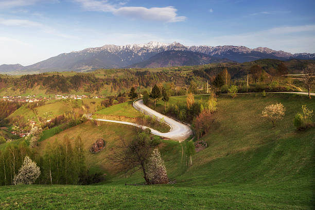 istock Spring mountain landscape in the Carpathians 522145098