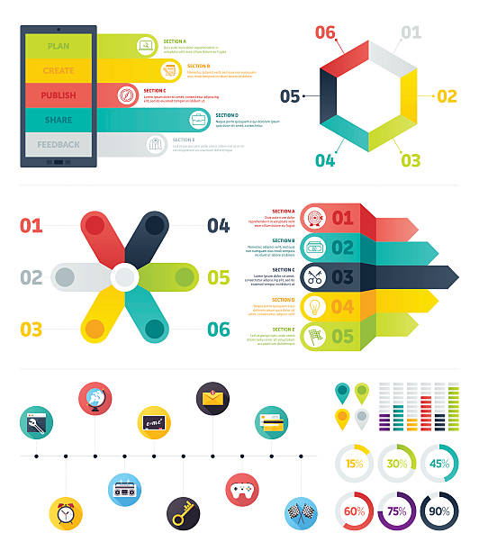 infografik-elemente - schlüsselfertig stock-grafiken, -clipart, -cartoons und -symbole