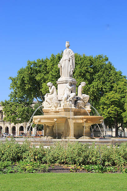 istock Fountain Pradier, Esplanade Charles de Gaulle in Nimes. 522149735