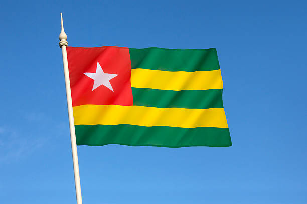 Flag of Togo - It uses the popular pan-African colors and was adopted on 27th April 1960.