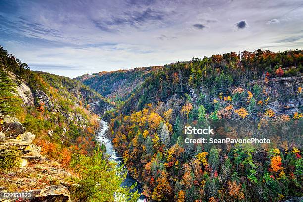 Tallulah Gorge In Georgia Stock Photo - Download Image Now - Georgia - US State, Ravine, Blue Ridge Mountains
