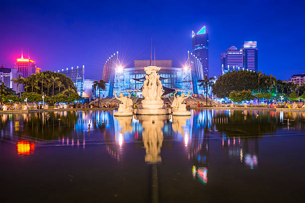 istock Fuzhou China at Wuyi Square 522153845
