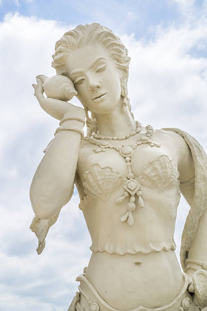 istock White angle sculpture, Korat, Thailand 522154093