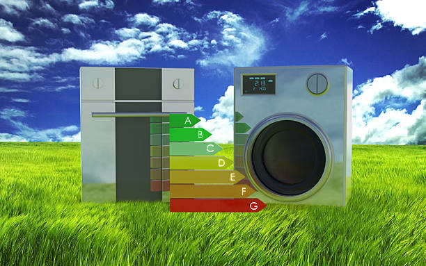 3 d стиральная машина, oven- энергоэффективности - home energy audits rheem стоковые фото и изображения