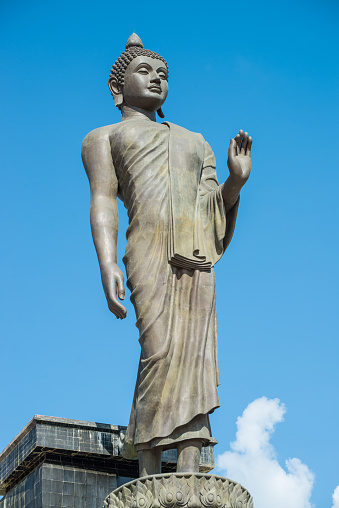 Buddha statue from Thailand on a sunshine day.