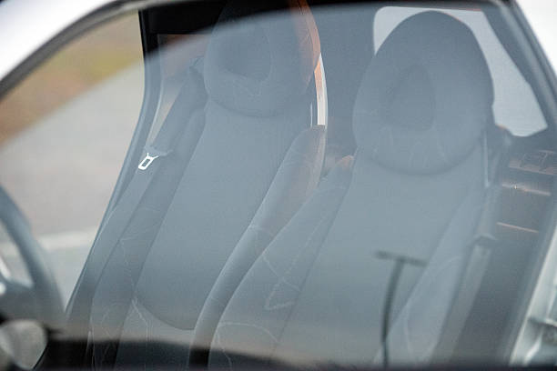 istock Modern gray velour car seats 522169915