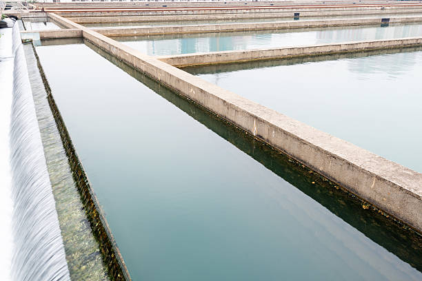 istock Modern urban wastewater treatment plant 522171109