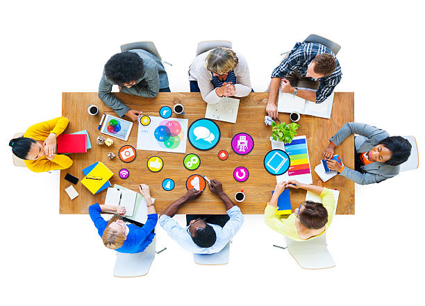 istock Group of Diverse Multiethnic Designers Brainstorming 522171315