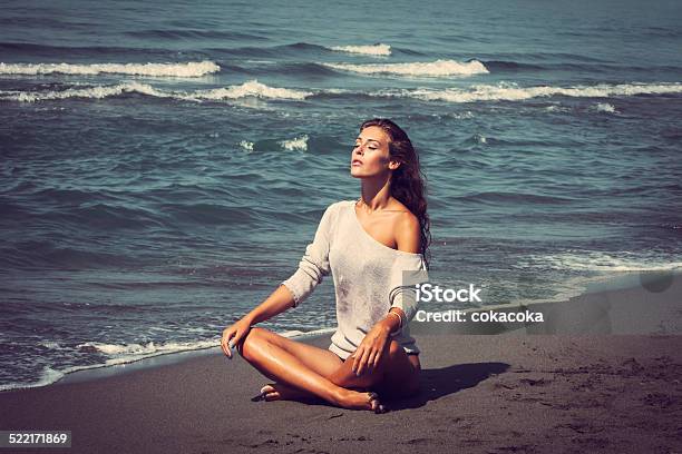 Summertime Relax Stock Photo - Download Image Now - Adult, Beach, Beach Holiday