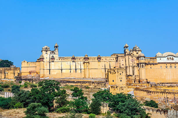 istock Famous Rajasthan landmark - Amber fort 522172061