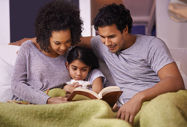 Sharing tender family moments