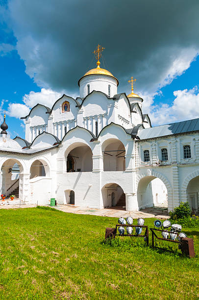 istock Old Russian orthodox church and bell tower 522183901