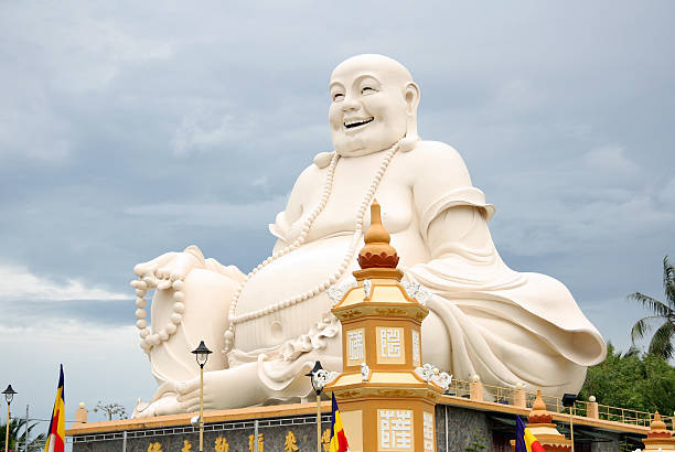 istock Big Buddha statue in a Buddhist Temple 522184761