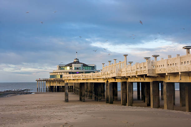 Beach in Blankenberge, Belgium