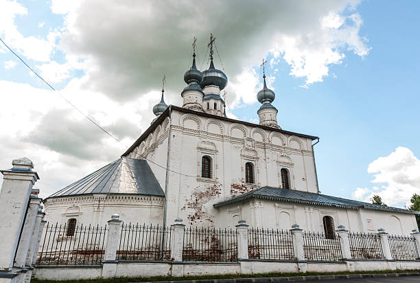 istock Old Russian orthodox church and bell tower 522187153