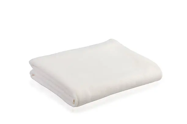 soft blanket isolated on white background