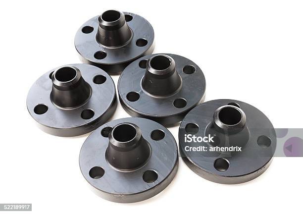 Metal Flanges Stock Photo - Download Image Now - Aluminum, Business Finance and Industry, Circle