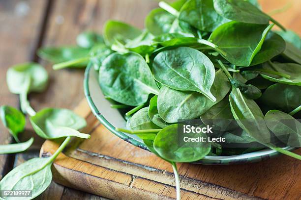 Spinach Stock Photo - Download Image Now - Spinach, Salad, Vegetable