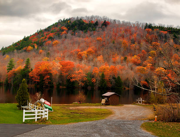 istock Oxbow Lake in the Adirondack Mountains 522198559