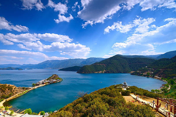 istock Lugu lake, the Women's Kingdom 522198581