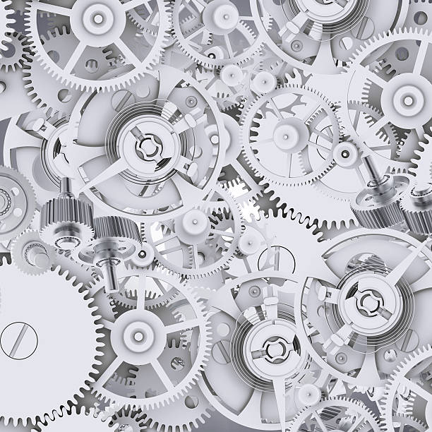 istock Texture of gears and cogwheels 522199593