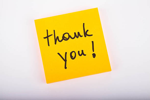 istock Sticker with text Thank you on it 522200285