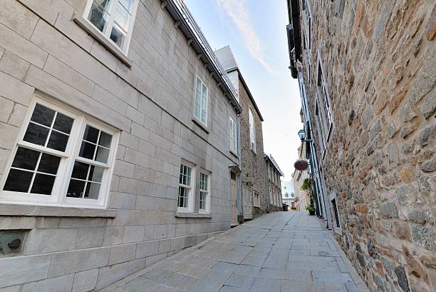 Narrow street of Old Quebec