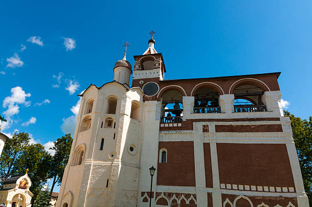 istock Old Russian orthodox church and bell tower 522203697
