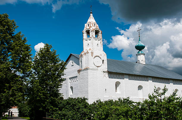 istock Old Russian orthodox church and bell tower 522203789