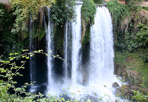 Kursunlu Waterfall The Kursunlu Waterfall (Turkish: Kurşunlu Şelalesi) is located 19 km from Antalya, Turkey. kursunlu waterfall stock pictures, royalty-free photos & images