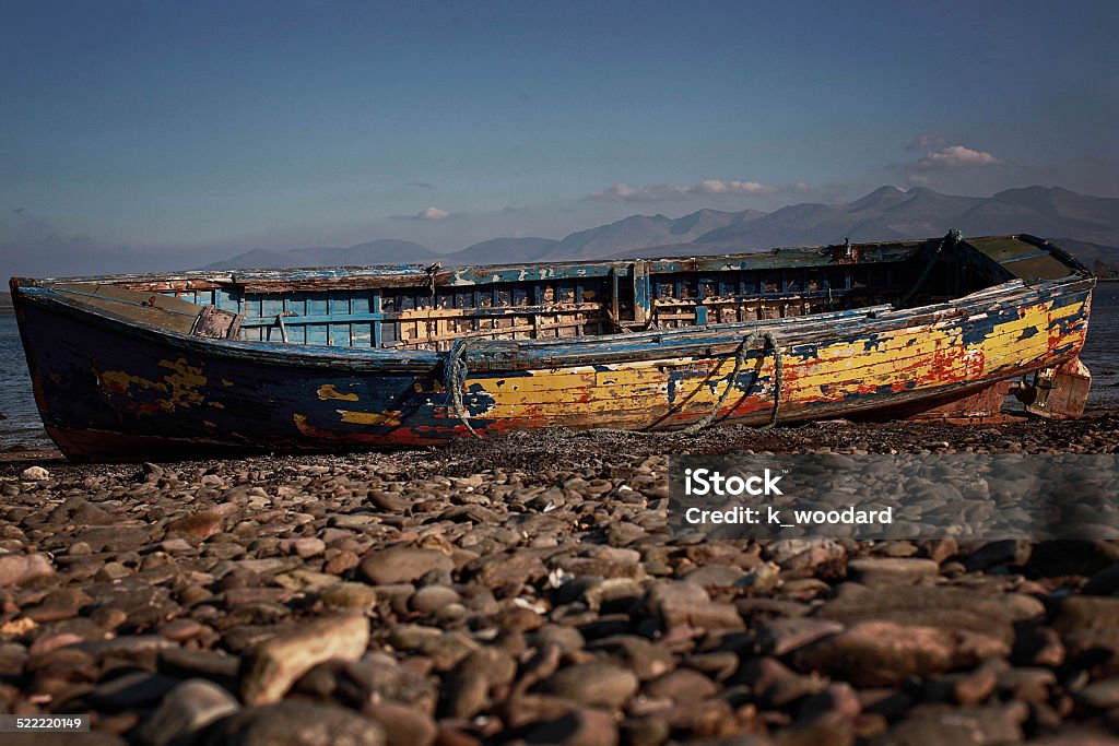 Barca in pensione - Foto stock royalty-free di Abbandonato