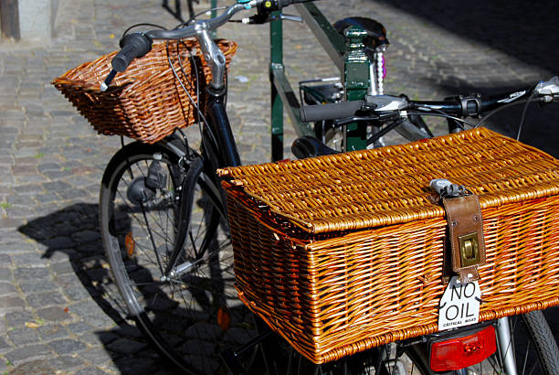 istock Bicycle and Basket Carrier in Turin 522221179