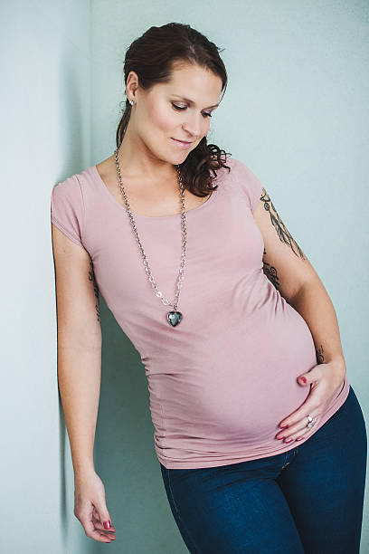istock Pregnant beautiful woman 522221191