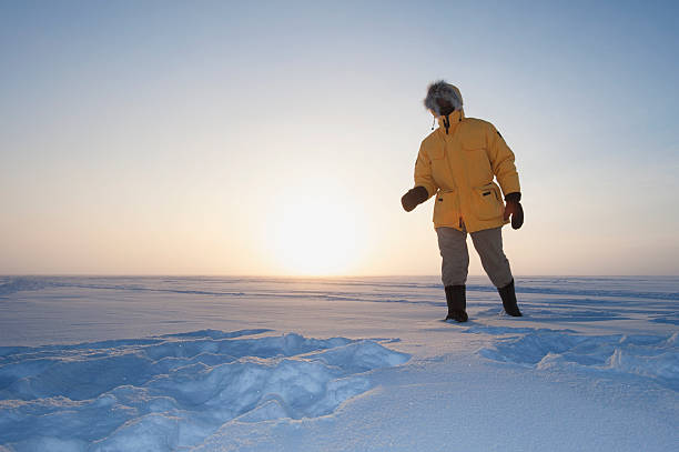 istock Noon Winter Sun, Great Slave Lake, Northwest Territories 522221471