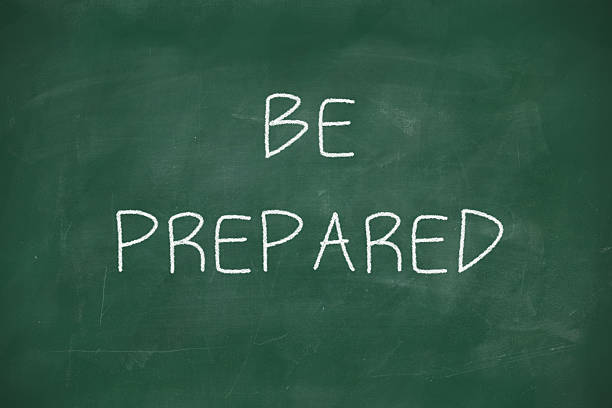 istock Be prepared handwritten on blackboard 522222725