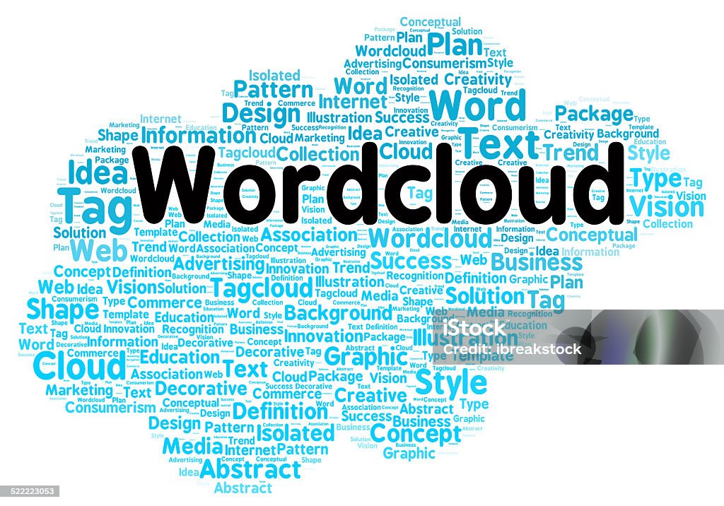 Word Cloud Shape Stock Photo - Download Image Now - Abstract, Business ...