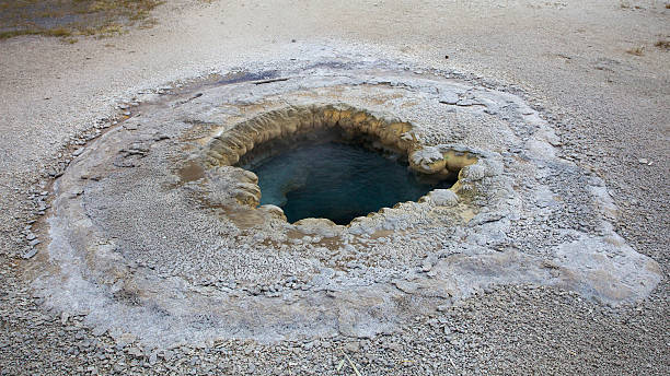 Yellowstone National Park Spring stock photo